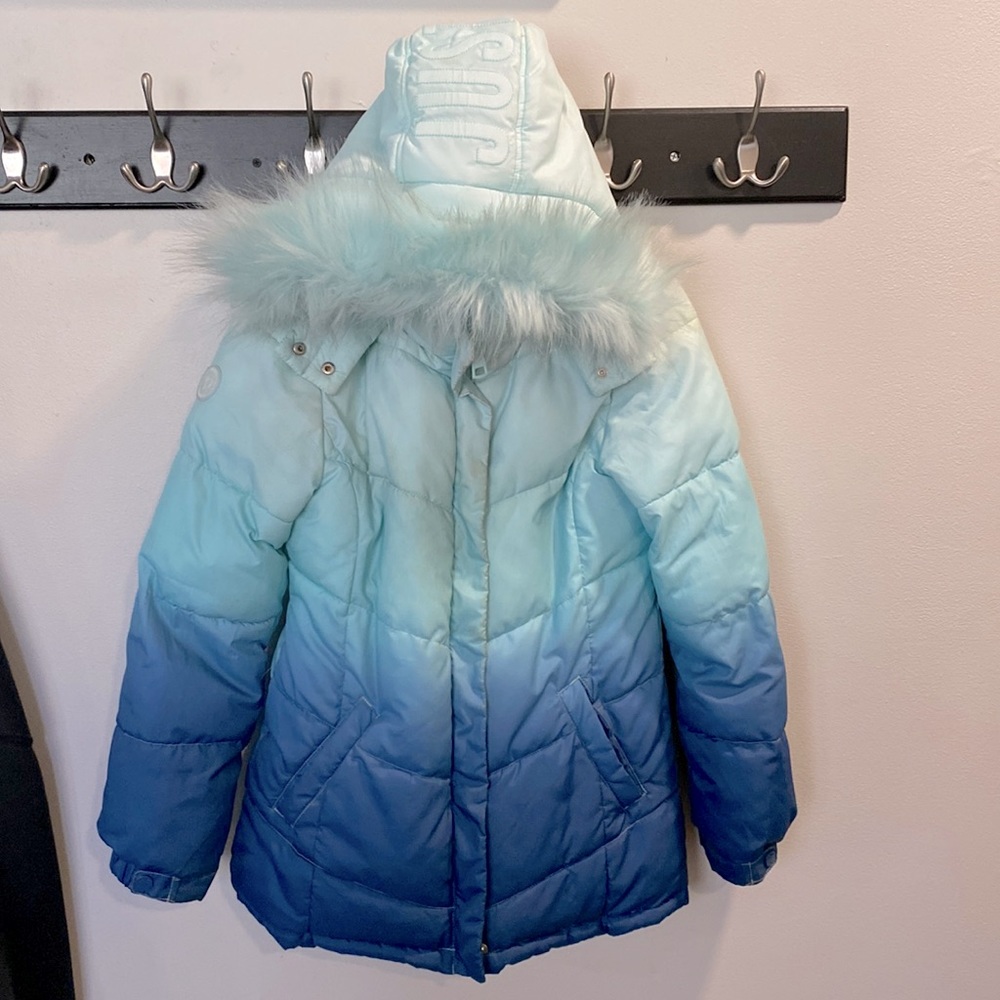 Justice Brand winter coat Ombré Blue